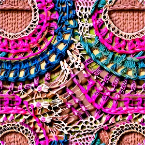 Knitted Doily Texture PNG 1