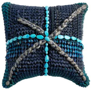 Knitted Pillow Png Mde PNG image