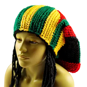 Knitted Rasta Hat Pattern Png Vhu42 PNG image