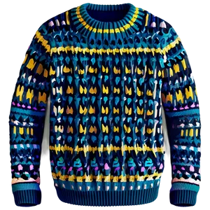 Knitted Sweater Design Png 06292024 PNG image