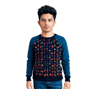 Knitted Sweatshirt PNG 92
