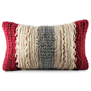 Knitted Throw Pillow PNG Nye80 PNG