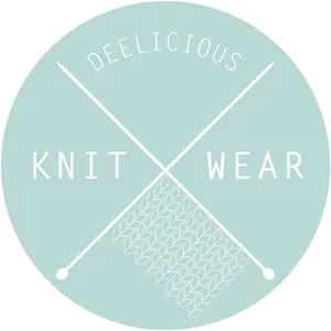 Knitwear Brand Logo Design PNG image