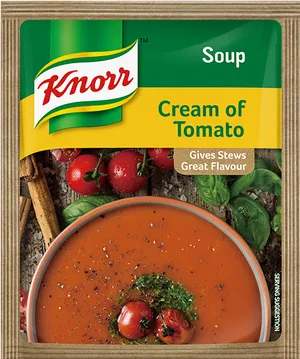 Knorr Creamof Tomato Soup Packet PNG image