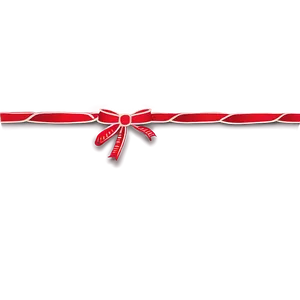 Knotted Red Bow PNG 90
