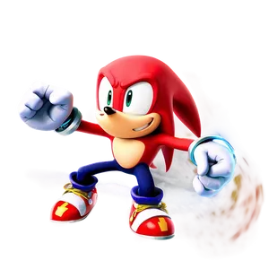 Knuckles' Adventure Pose PNG Xjv64 PNG