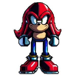 Knuckles In Pixel Art PNG Ioh15 PNG