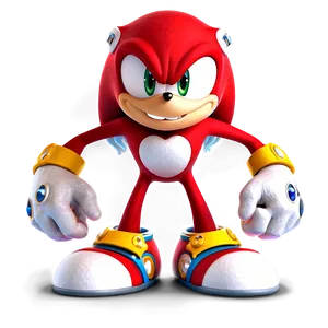 Knuckles Ready For Battle PNG Fnf PNG
