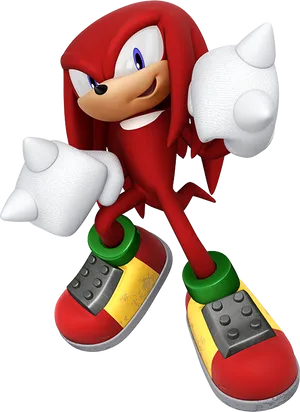 Knuckles The Echidna Pose