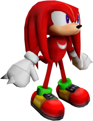 Knuckles The Echidna3 D Model