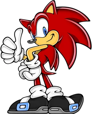 Knuckles Thumbs Up Vector Art PNG image