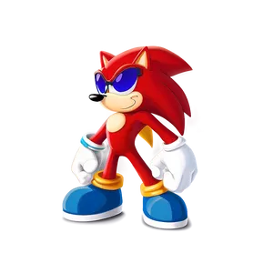 Knuckles With Sunglasses PNG Vnn PNG