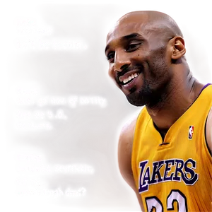 Kobe Bryant Inspirational Poster Png 7 PNG image