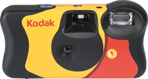 Kodak Disposable Camera Product Shot PNG