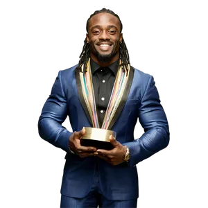 Kofi Kingston Award Ceremony Png Wvj PNG image