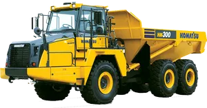 Komatsu H M300 Articulated Dump Truck PNG image