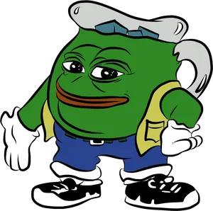 Kool Aid Man Pepe Hybrid PNG image