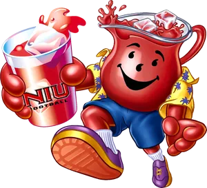 Kool Aid Man Sports Mascot PNG image