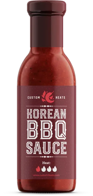 Korean B B Q Sauce Bottle PNG