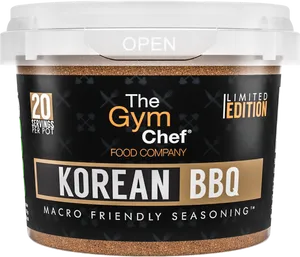 Korean B B Q Seasoning Container PNG image