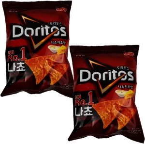 Korean Doritos Chips Packages PNG image