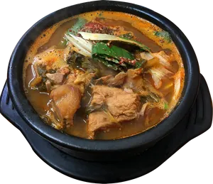Korean Spicy Chicken Stew PNG
