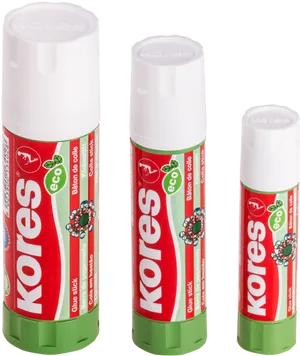 Kores Glue Sticks Eco Friendly PNG image