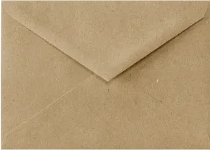 Kraft Envelope Close Up PNG