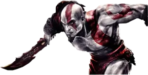 Kratos Godof War Fierce Stance