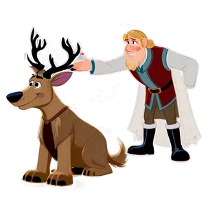 Kristoff's Loyal Companion Sven PNG Aul PNG