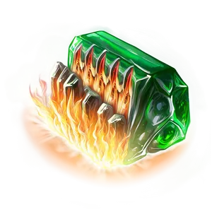 Kryptonite Flame PNG 8