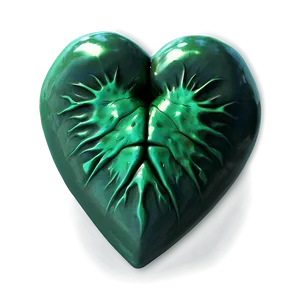 Kryptonite Heart PNG 06242024