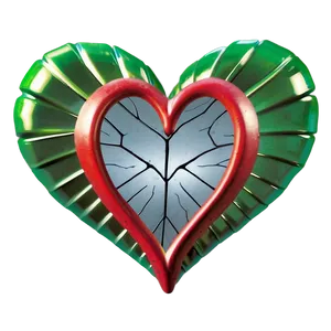 Kryptonite Heart PNG 06242024