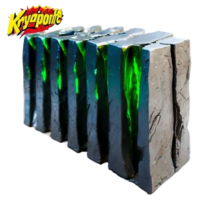 Kryptonite Sculpture PNG 06242024