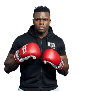 Ksi Boxing Stance PNG 06252024