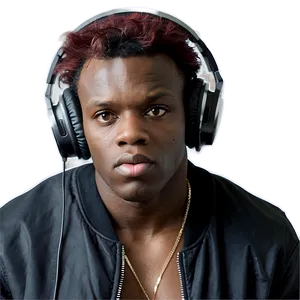 Ksi With Headphones Png 06252024 PNG image