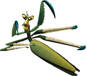 Kung Fu Panda Mantis Character PNG image