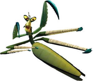 Kung Fu Panda Mantis Character PNG image