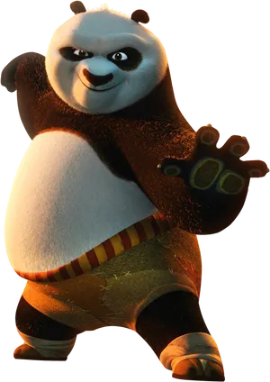 Kung Fu Panda Po Stance PNG image