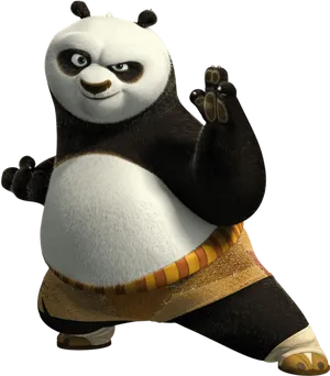 Kung Fu Panda Po Stance PNG image