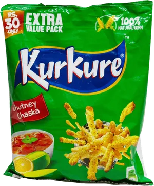 Kurkure Chutney Chaska Extra Value Pack PNG image