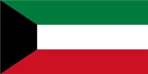 Kuwait National Flag PNG image