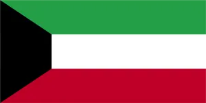 Kuwait National Flag PNG image