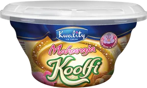 Kwality Maharaja Kulfi Ice Cream Packaging PNG image