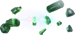 Kyber Crystal Energy Field PNG image