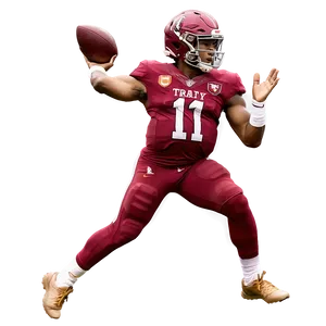 Kyler Murray Dynamic Action Shot PNG 06252024