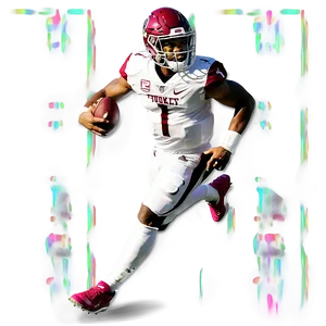 Kyler Murray Running With Ball PNG 06252024