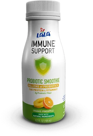 L A L A Probiotic Smoothie Immune Support PNG image