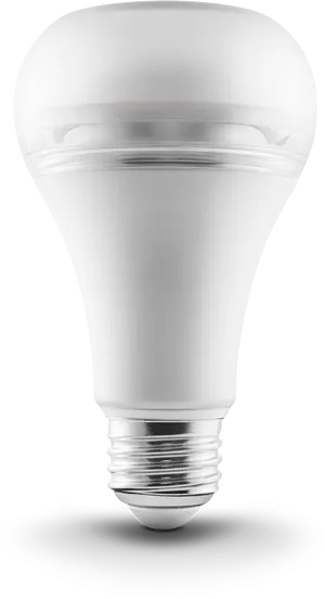 L E D Light Bulb Black Background