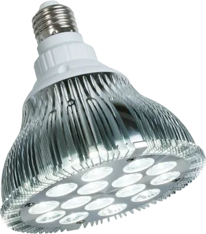 L E D Light Bulb Closeup PNG image